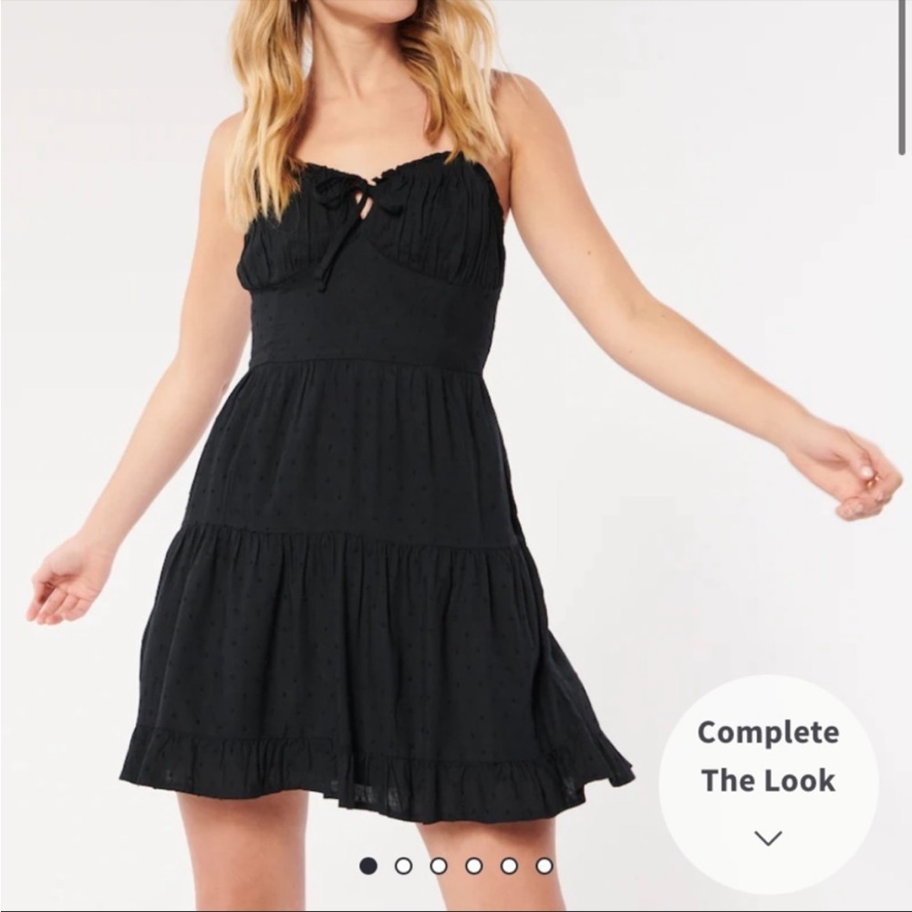Hollister ruched short dress